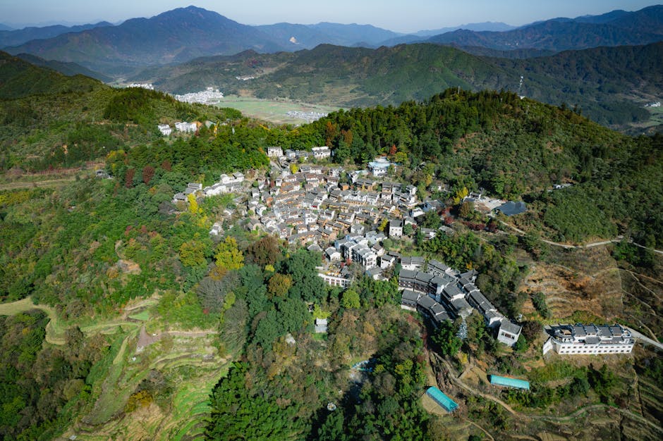 hidden village Korea countryside traditional scenery locals