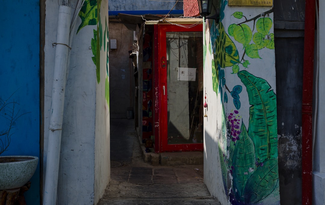 hidden local cafe alley narrow street cozy atmosphere