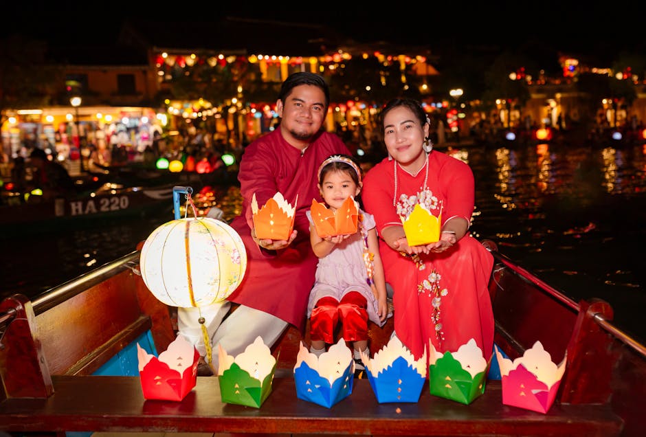 Hoi An lantern festival family travel, Vietnam cultural experience