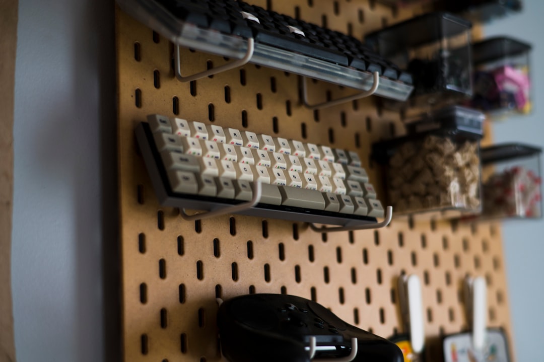 3D printed tool wall organizer, workshop pegboard organization