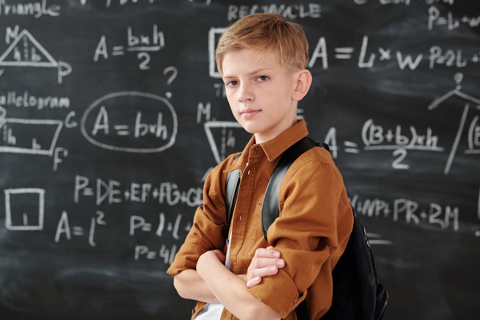 child studying math, elementary school education, math workbook