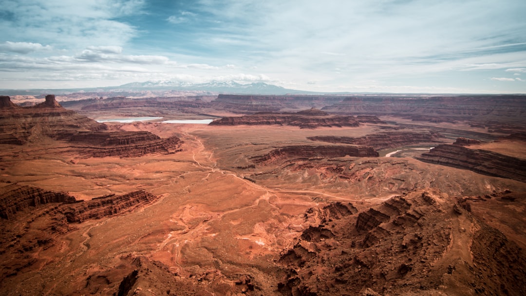 Canyonlands National Park Island in the Sky overlook, Utah canyon landscape